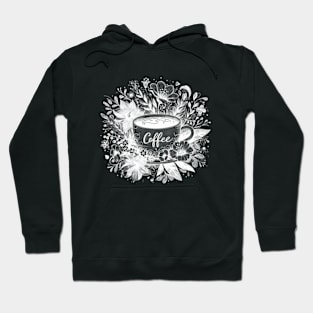 mornings are for coffee and contemplation - Coffee Lover, I Love Coffee, Coffee Cup Hoodie